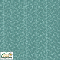 Teal Dots Check - Quilters Coordinates